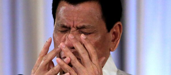 菲律宾总统宣布在该国一些省份实施军事管理状态 - 俄罗斯卫星通讯社