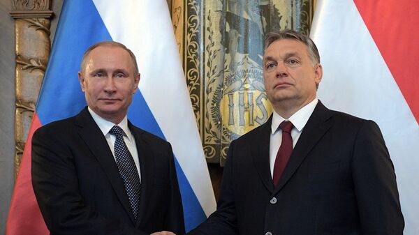俄羅斯總統普京與匈牙利總理歐爾班 - 俄羅斯衛星通訊社