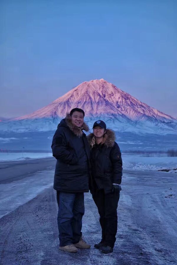 团队正在堪察加半岛，进行驯鹿人等内容的拍摄。 - 俄罗斯卫星通讯社