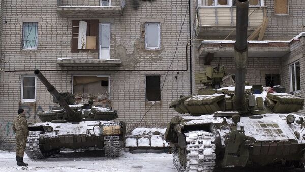乌克兰政府军在阿夫杰耶夫卡 - 俄罗斯卫星通讯社