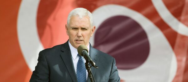 Вице-президент США Майк Пенс Вице-президент США Майк Пенс - 俄罗斯卫星通讯社