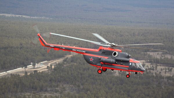 Первый арктический вертолет Ми-8АМТШ-ВА - 俄罗斯卫星通讯社