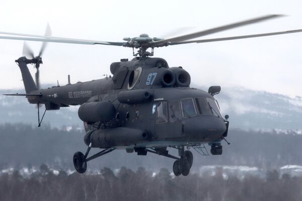 米-8AMTSh-VA型北极直升机的一个主要特点是存在独特的传动装置组件加热体系。得益于此,在低至零下60度的气温条件下,露天驻扎时快速启动直升机发动机是可能的。 米-8AMTSh-VA型北极直升机的一个主要特点是存在独特的传动装置组件加热体系。得益于此,在低至零下60度的气温条件下,露天驻扎时快速启动直升机发动机是可能的。 - 俄罗斯卫星通讯社