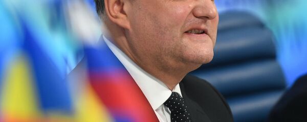 Пресс-конференция президента Республики Молдова И.Додона - 俄罗斯卫星通讯社