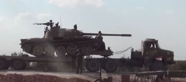 叙军进攻在阿勒颇省巴卜镇附近的“达伊沙”恐怖分子 - 俄罗斯卫星通讯社