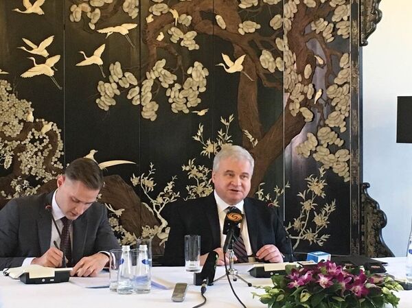 俄駐華大使安德烈•傑尼索夫新聞發佈會 - 俄羅斯衛星通訊社