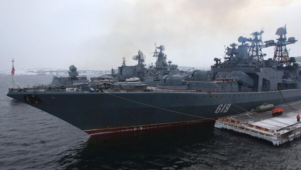 “北莫尔斯克”号大型反潜舰 - 俄罗斯卫星通讯社