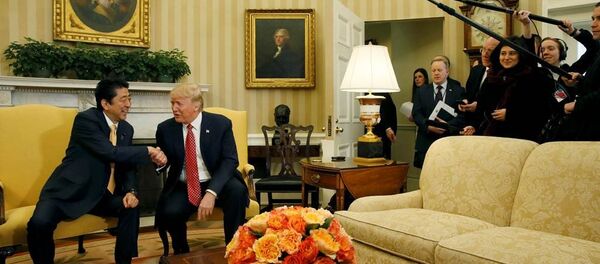 安倍晉三希望能夠展現美日關係的鞏固性 - 俄羅斯衛星通訊社