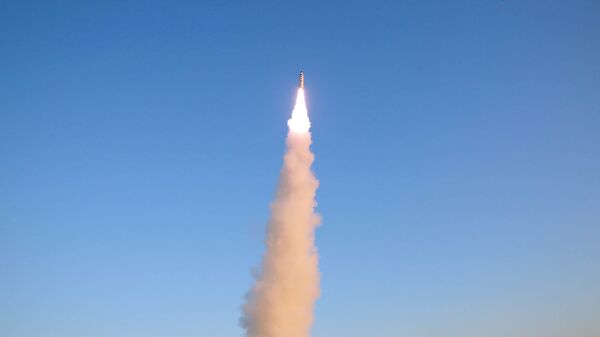 朝鲜发射导弹（资料图片） - 俄罗斯卫星通讯社