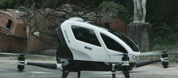 自動駕駛載人飛行器“億航184” 自動駕駛載人飛行器“億航184” - 俄羅斯衛星通訊社