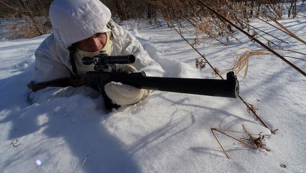 俄东部军区为国际军事比赛选拔狙击手 - 俄罗斯卫星通讯社