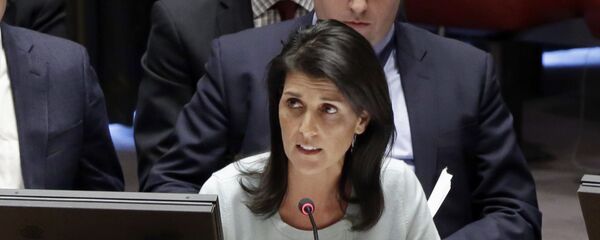 美国常驻联合国代表妮基·黑莉 - 俄罗斯卫星通讯社