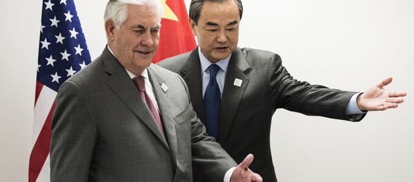 中国外交部长与美国国务卿讨论包括朝鲜问题在内的安全问题 - 俄罗斯卫星通讯社