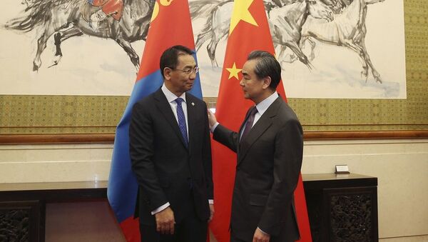中国外长：中方赞赏蒙方坚定奉行一个中国政策 - 俄罗斯卫星通讯社