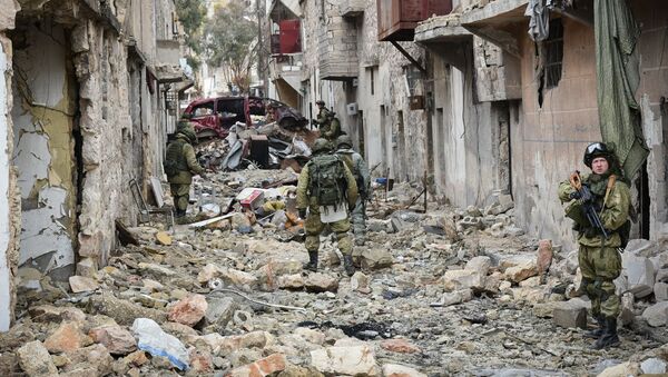 俄工兵在阿勒颇完成扫雷任务后回国 - 俄罗斯卫星通讯社