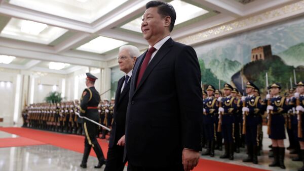 中国主席与意大利总统 - 俄罗斯卫星通讯社