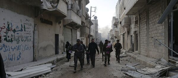 希利亚军队在巴卜市 - 俄罗斯卫星通讯社