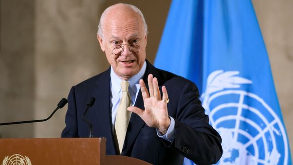聯合國秘書長敘利亞問題特使：霍姆斯市軍事設施遭遇恐怖襲擊不會讓日內瓦敘利亞各方談判進程發生改變 - 俄羅斯衛星通訊社