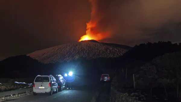 埃特納火山噴發 - 俄羅斯衛星通訊社