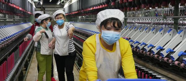 Textiles factory in Zhuhai City, Guangdong Province, China - 俄罗斯卫星通讯社