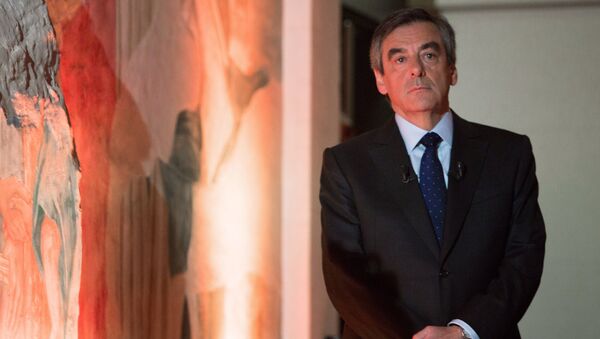 French presidential candidate Francois Fillon - 俄罗斯卫星通讯社