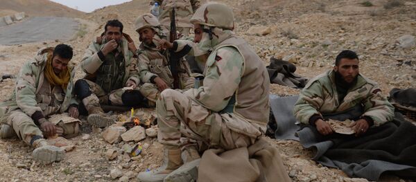 消息人士:敘利亞政府軍在巴爾米拉附近消滅了一股伊斯蘭國“敢死隊” 消息人士:敘利亞政府軍在巴爾米拉附近消滅了一股伊斯蘭國“敢死隊” - 俄羅斯衛星通訊社