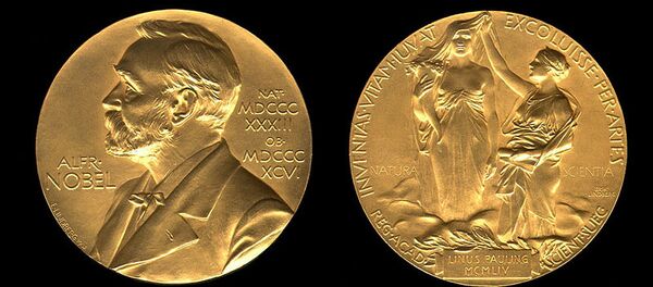 Медаль, вручаемая лауреату Нобелевской премии - 俄罗斯卫星通讯社