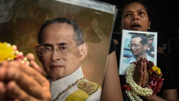 泰国已故国王遗体告别及火化仪式定于2017年12月进行 - 俄罗斯卫星通讯社