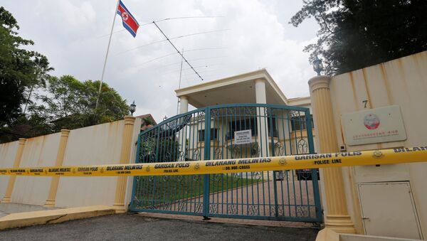 Опечатанное северокорейское посольство в Куала-Лумпур, Малайзия  - 俄羅斯衛星通訊社