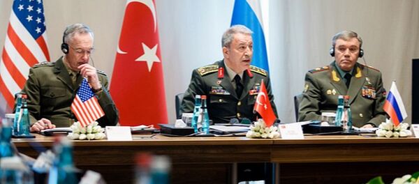 俄国防部：俄土美三国军队高级将领讨论叙利亚和伊拉克的地区安全 - 俄罗斯卫星通讯社