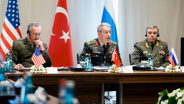 俄国防部：俄土美三国军队高级将领讨论叙利亚和伊拉克的地区安全 - 俄罗斯卫星通讯社