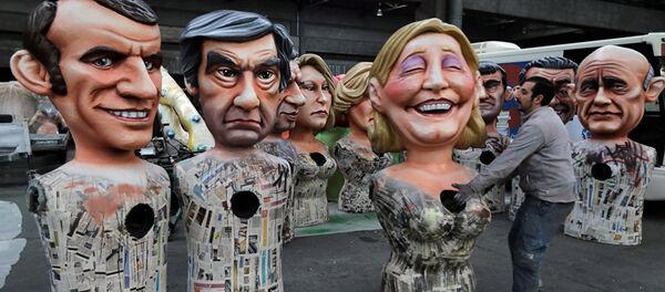 勒庞和马克隆在法国大选前民调中保持领先 勒庞和马克隆在法国大选前民调中保持领先 - 俄罗斯卫星通讯社