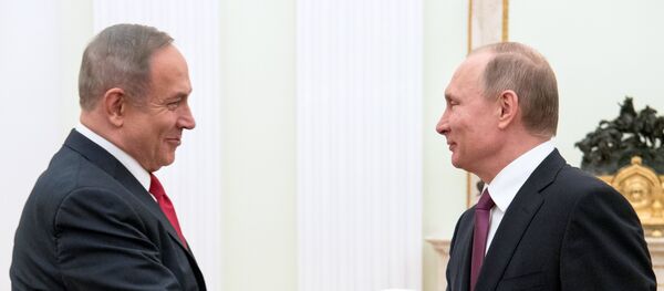 弗拉基米尔•普京与本雅明•内塔尼亚胡 - 俄罗斯卫星通讯社