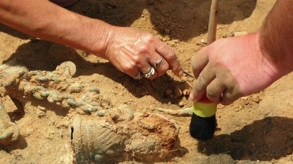 考古學家在以色列的洞穴里發現了藏於2000年前的雙柄瓶 - 俄羅斯衛星通訊社