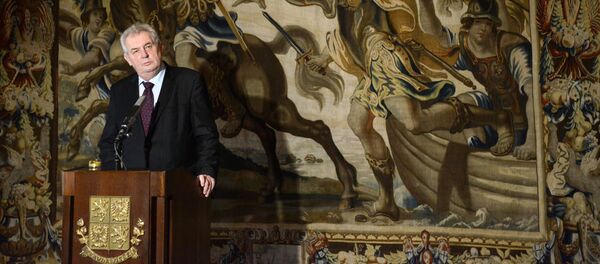 Президент Чехии Милош Земан - 俄羅斯衛星通訊社