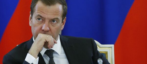 Russian Prime Minister Dmitry Medvedev - 俄罗斯卫星通讯社