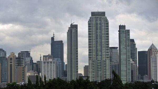 Makati financial district of Manila - 俄罗斯卫星通讯社