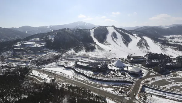 A general view of the Alpensia Sliding Centre of the 2018 Pyeongchang Winter Games - 俄羅斯衛星通訊社