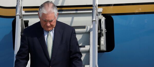 美国国务卿蒂勒森将于18日起访问中国 - 俄罗斯卫星通讯社