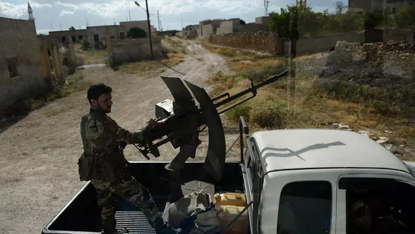A soldier of the Syrian Army - 俄羅斯衛星通訊社