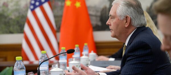 美國國務卿蒂勒森:美中一致認為朝鮮半島緊張局勢已很高 美國國務卿蒂勒森:美中一致認為朝鮮半島緊張局勢已很高 - 俄羅斯衛星通訊社