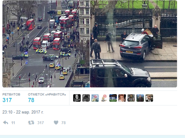 一輛汽車在曾發生過槍擊事件的倫敦威斯敏斯特橋上至少壓死5人 一輛汽車在曾發生過槍擊事件的倫敦威斯敏斯特橋上至少壓死5人 - 俄羅斯衛星通訊社