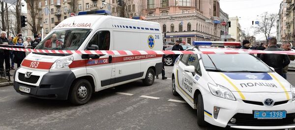 电视台: 基辅市中心发生汽车爆炸事件 一名妇女受伤 电视台: 基辅市中心发生汽车爆炸事件 一名妇女受伤 - 俄罗斯卫星通讯社