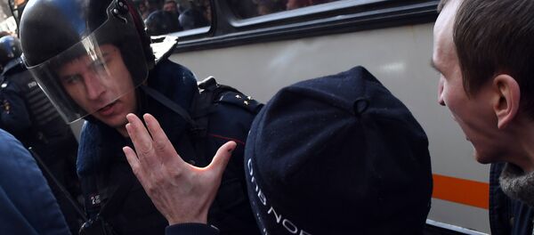 Несанкционированный митинг в Москве 26 марта 2017 г. - 俄罗斯卫星通讯社