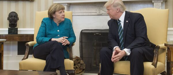默克爾與特朗普談論G20，朝鮮、近東及烏克蘭問題，用時一小時 - 俄羅斯衛星通訊社
