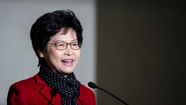 Hong Kong's chief executive-elect Carrie Lam - 俄羅斯衛星通訊社
