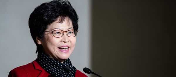 Hong Kong's chief executive-elect Carrie Lam - 俄羅斯衛星通訊社