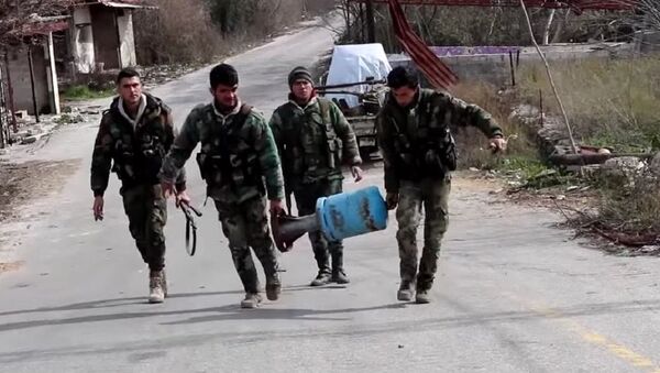 叙工兵正在拉塔基亚省开展炮弹清排工作 - 俄罗斯卫星通讯社