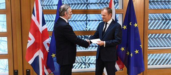 英國正式通知歐洲退出歐盟 英國正式通知歐洲退出歐盟 - 俄羅斯衛星通訊社