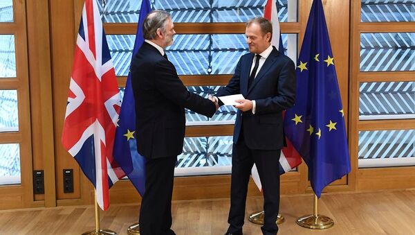 英國正式通知歐洲退出歐盟 - 俄羅斯衛星通訊社